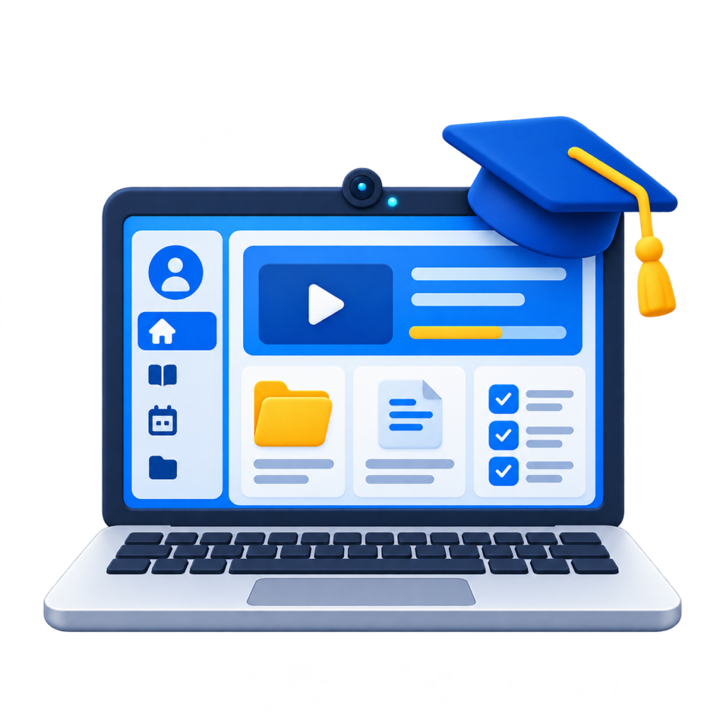 portátil 3d de aprendizaje online